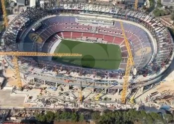 La Guardia Urbana frena las obras del Camp Nou por trabajos ilegales en domingo