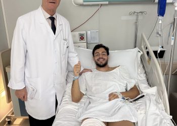 Daniel Más, operado con éxito de su rodilla derecha