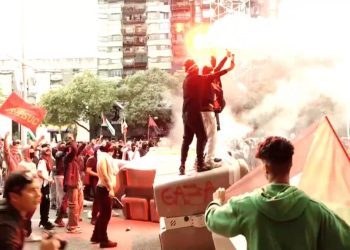 Quince detenidos y graves disturbios en Barcelona durante una protesta pro palestina contra el Hapoel de Jerusalén