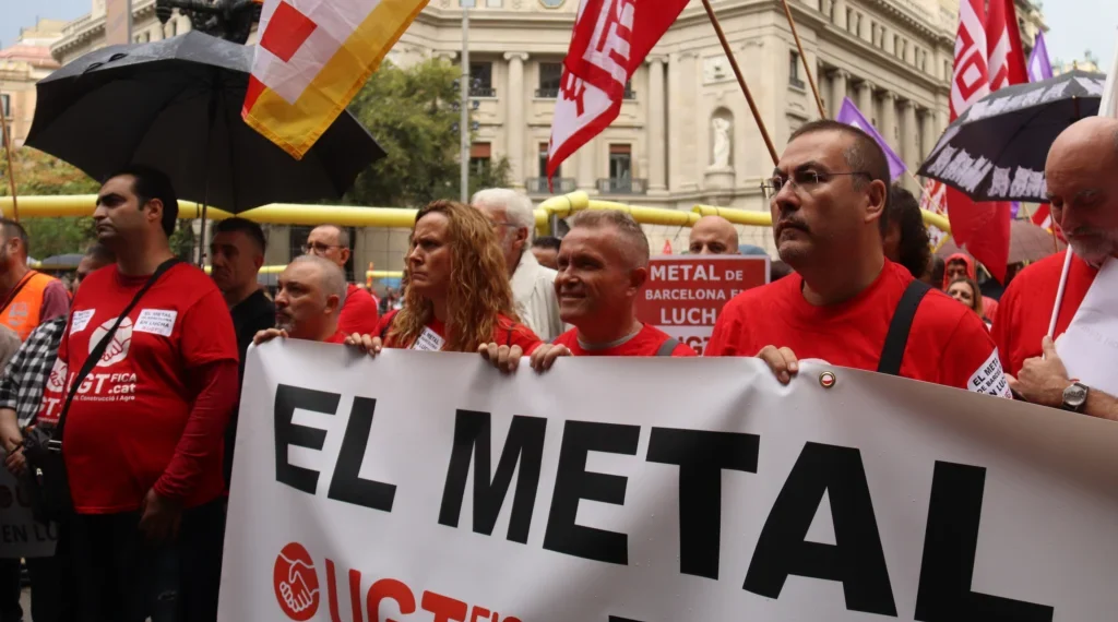 El conflicto del metal en Barcelona se agrava por la falta de acuerdo salarial entre patronal y sindicatos