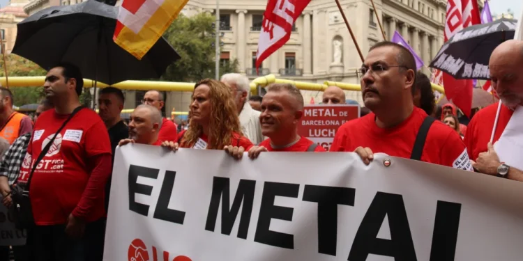 El conflicto del metal en Barcelona se agrava por la falta de acuerdo salarial entre patronal y sindicatos