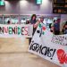Llegada en Madrid de activistas de la Flotilla a Gaza tras su detención