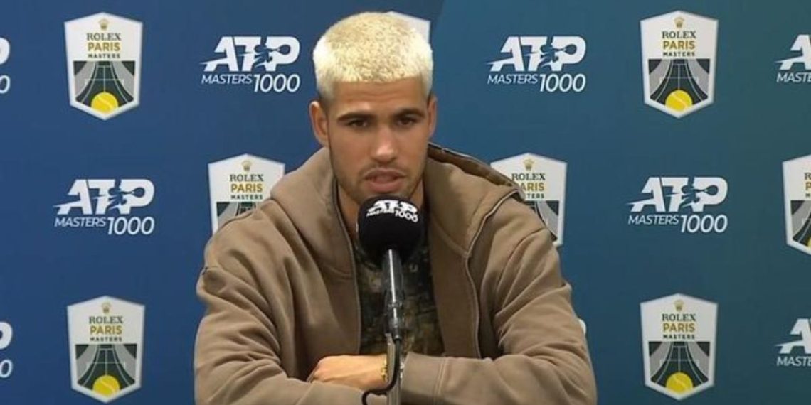 Carlos Alcaraz atp paris