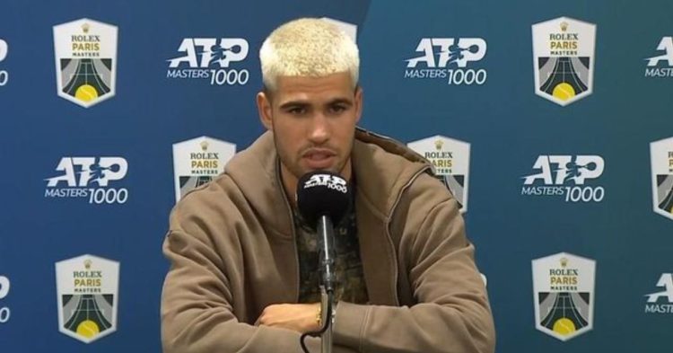 Carlos Alcaraz atp paris