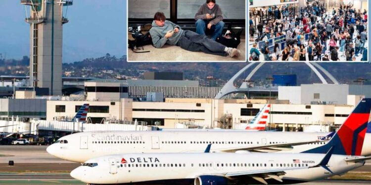 Cierre del Gobierno en EE.UU. provoca caos en los aeropuertos