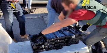 Golpe al narcotráfico: desarticulada banda que introducía toneladas de cocaína en España