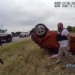 Un rescate heroico: policías salvan la vida de un bebé tras quedar atrapado bajo un coche en Texas