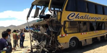 Trágico accidente de autobús en Perú deja al menos 37 muertos
