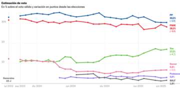 Vox se dispara entre los jóvenes y erosiona al PP mientras el PSOE toca fondo en apoyo electoral