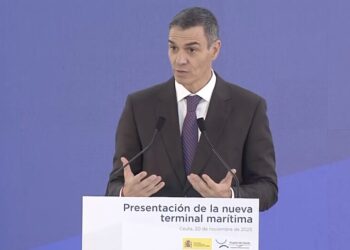 Pedro Sánchez preside la presentación de la nueva Estación Marítima en Ceuta, un “hito histórico” para la ciudad