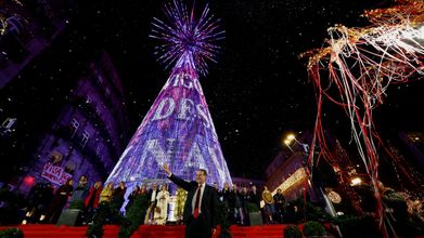 Vigo ilumina la Navidad con un evento espectacular y gran afluencia