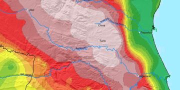 Aemet alerta sobre riesgos de crecidas en Valencia por la dana