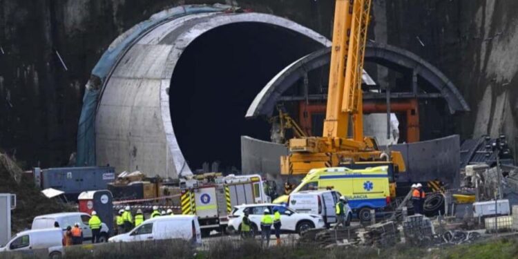 Accidente mortal en las obras del AVE en Ourense: un trabajador pierde la vida y otro resulta herido