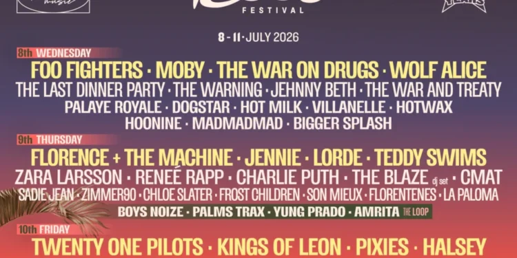El Mad Cool 2026 desvela su cartel de décimo aniversario encabezado por Foo Fighters, Florence + The Machine, Lorde y Pulp