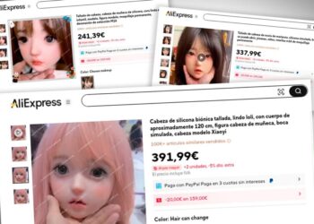 Alerta en España: FACUA denuncia la venta de muñecas sexuales de apariencia infantil en AliExpress