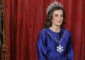 La reina Letizia deslumbra con la tiara rusa en la cena de gala en honor al sultán de Omán