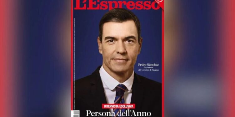Pedro Sánchez Reconocido como L’Espresso del año fuera… y Pres(o) del año dentro