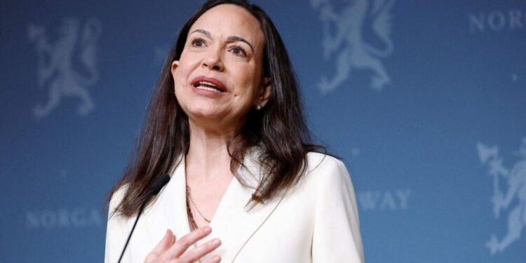 María Corina Machado critica la postura del Gobierno de Sánchez: «Lo que ha faltado, desde luego, ha faltado»