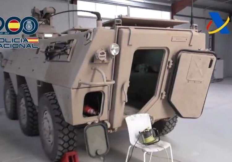 Del fraude fiscal al armamento de guerra: hallan un blindado con ametralladora en una red de hidrocarburos