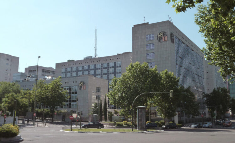 SEPI's headquarters in Chamartin district in Madrid (Spain). Building from 1965.