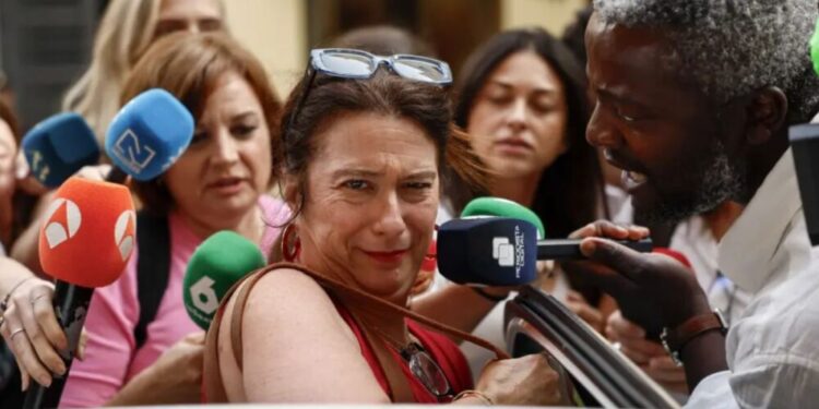 Leire Díez, presente en los principales actos del PSOE antes de su polémica judicial