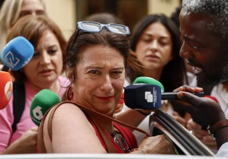 Leire Díez, presente en los principales actos del PSOE antes de su polémica judicial