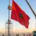 Marruecos coloca una gigantesca bandera nacional en Tánger para que sea visible desde la costa de España