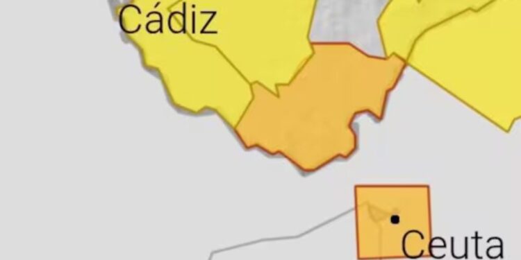 Aviso Naranja por lluvias y tormentas en el Campo de Gibraltar: AEMET prevé hasta 100 litros por metro cuadrado en 12 horas