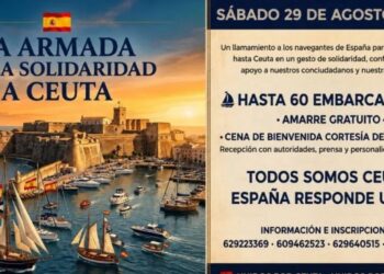 «Ceuta no se vende, Ceuta se defiende»: Las ‘fragatas solidarias’ movilizan a cientos de personas este sábado