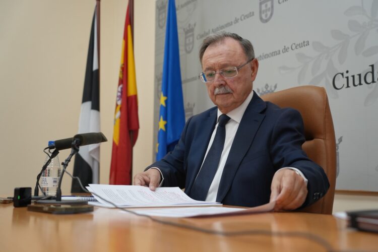 El presidente Vivas plantea crear un mando único para gestionar la crisis migratoria en Ceuta