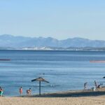 La barrera marítima del Tarajal sufre daños días después de su instalación