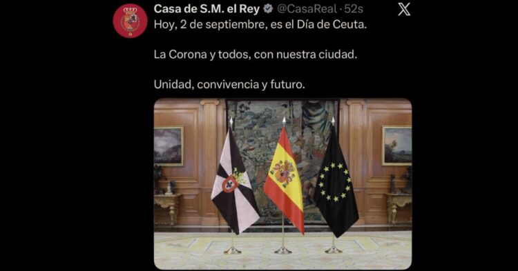 La Casa Real arropó a Ceuta en su Día Autónomo con un histórico mensaje de apoyo La Casa Real arropó a Ceuta en su Día Autónomo con un histórico mensaje de apoyo