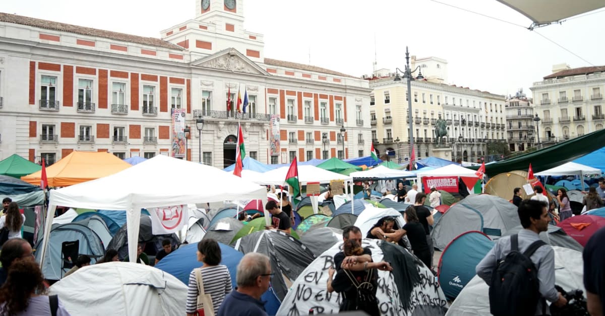 Acampada en Sol: límites legales y posibles sanciones