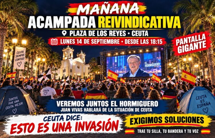 Empresarios ceutíes costean la pantalla gigante para seguir en la plaza de los Reyes el programa en el que intervendrá Juan Vivas Empresarios ceutíes costean la pantalla gigante para seguir en la plaza de los Reyes el programa en el que intervendrá Juan Vivas
