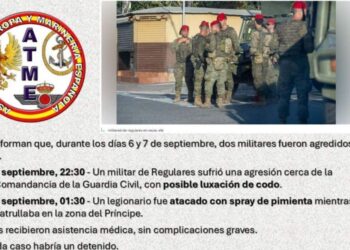 La Asociación de Tropa y Marinería denuncia una ola de agresiones a militares en Ceuta