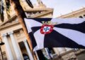 Roban la bandera de Ceuta del Ayuntamiento de Málaga colocada en solidaridad por la crisis migratoria