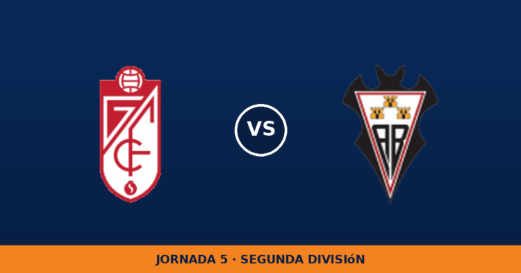 Granada CF – Albacete, en directo: jornada 5 de Segunda División