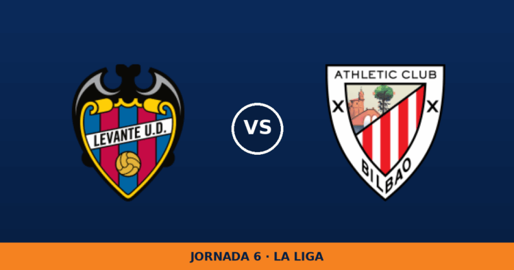 Levante – Athletic Club, en directo: jornada 6 de La Liga