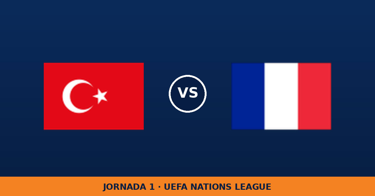 Türkiye – France, en directo: jornada 1 de UEFA Nations League