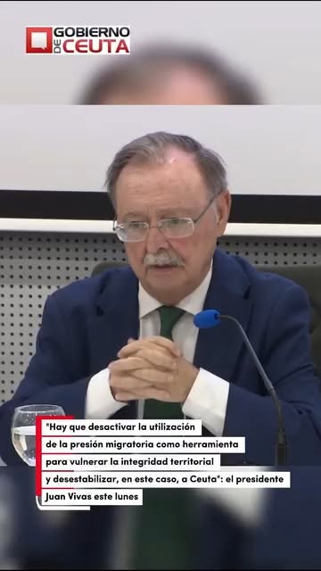 Juan Vivas advierte sobre presión migratoria en Ceuta Juan Vivas advierte sobre presión migratoria en Ceuta