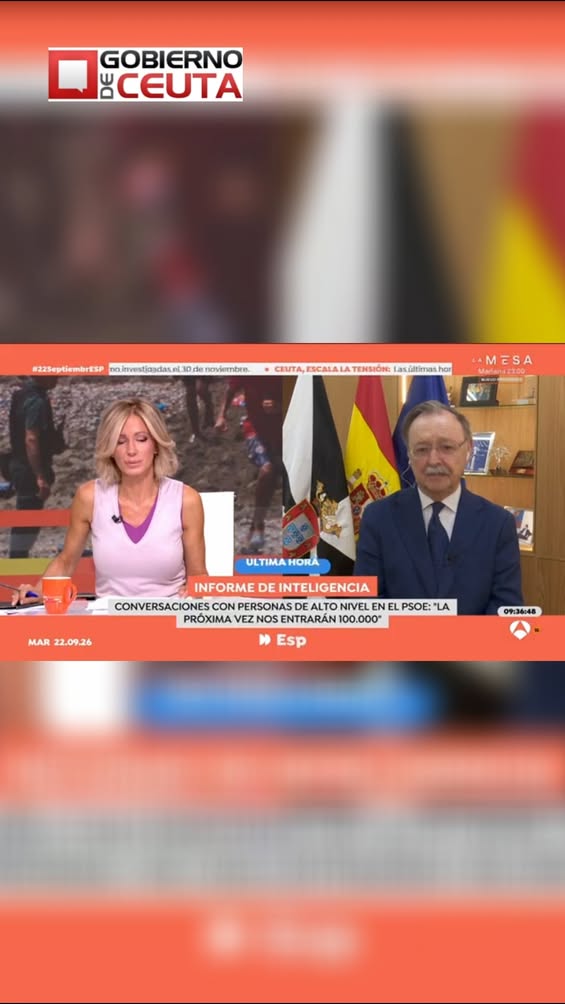 Juan Vivas analiza la situación de Ceuta tras los sucesos de julio Juan Vivas analiza la situación de Ceuta tras los sucesos de julio