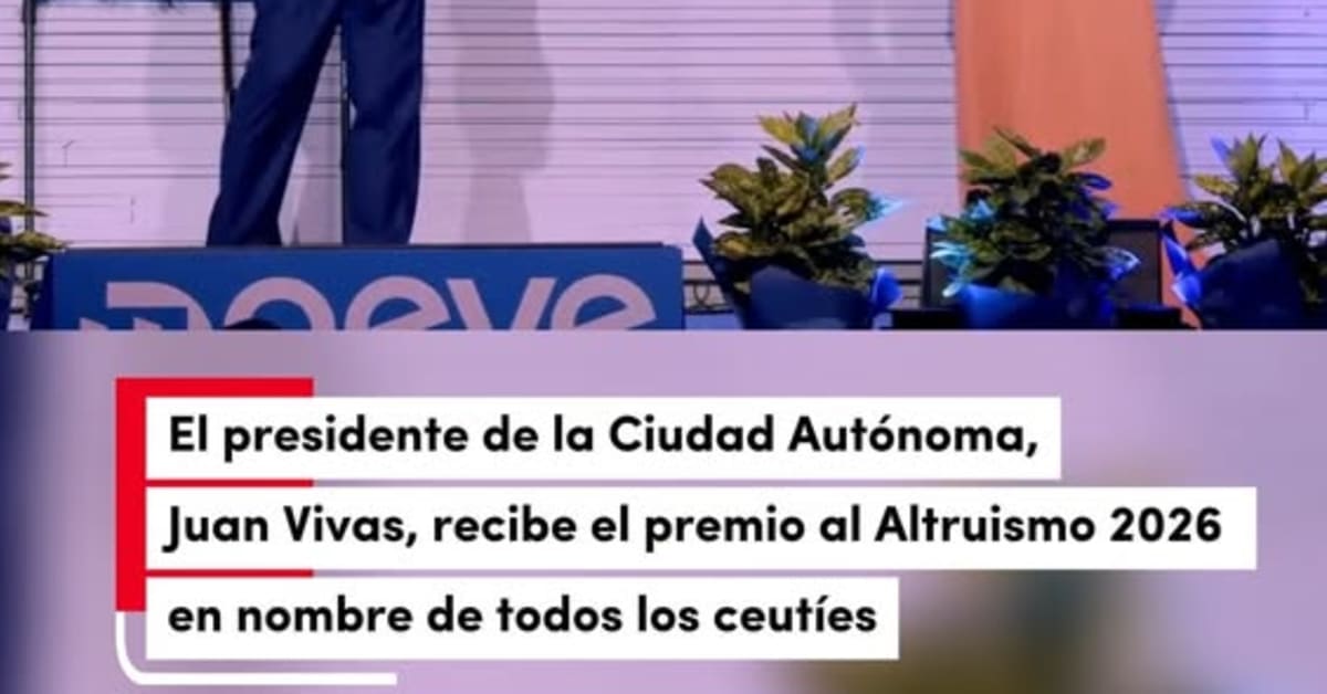Juan Vivas recibe el premio al altruismo en Madrid