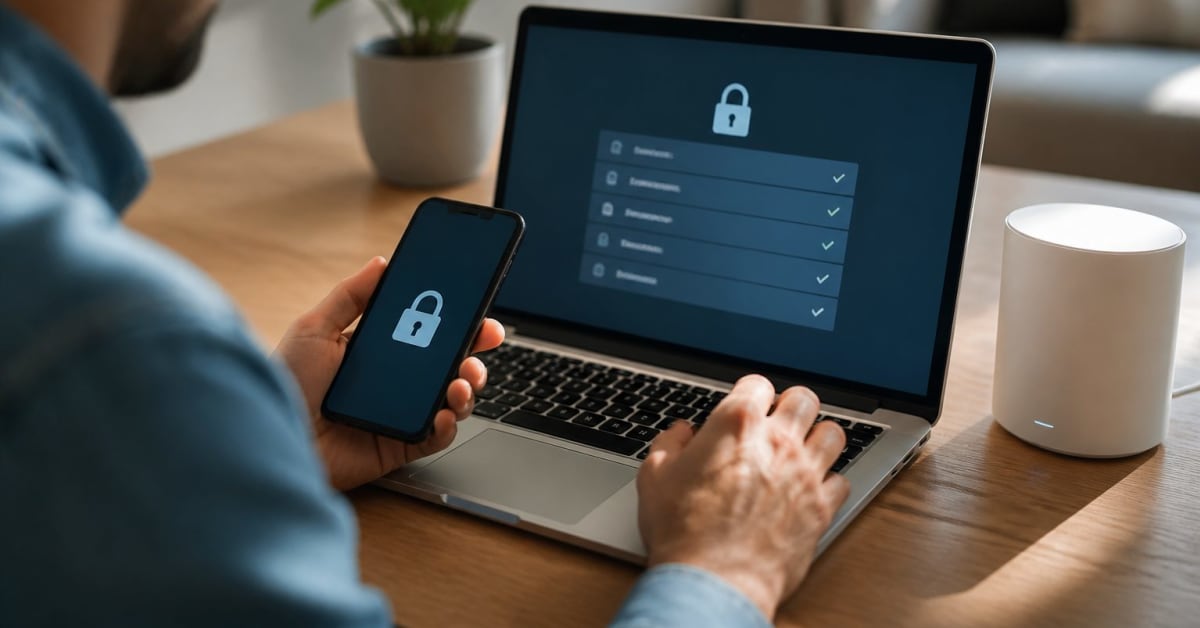 Ciberseguridad doméstica en casa: ajustes básicos para proteger móviles, ordenadores y wifi Ciberseguridad doméstica en casa: ajustes básicos para proteger móviles, ordenadores y wifi