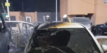 La Policía Local detiene a un operario de Servilimpce tras la quema de un coche en el Polígono Virgen de África