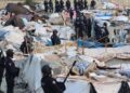 Desmantelan asentamientos de inmigrantes en la playa de Benítez en Ceuta Desmantelan asentamientos de inmigrantes en la playa de Benítez en Ceuta