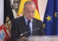 Florentino Pérez muestra su respaldo a Ceuta con una visita institucional tras la polémica de las camisetas de los futbolistas Florentino Pérez muestra su respaldo a Ceuta con una visita institucional tras la polémica de las camisetas de los futbolistas