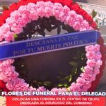 Colocan una corona fúnebre al Delegado del Gobierno en Ceuta