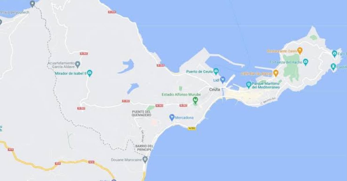 Google Maps marca la frontera de Ceuta con Marruecos como ‘discutida’ Google Maps marca la frontera de Ceuta con Marruecos como ‘discutida’