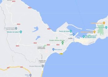 Google Maps marca la frontera de Ceuta con Marruecos como ‘discutida’