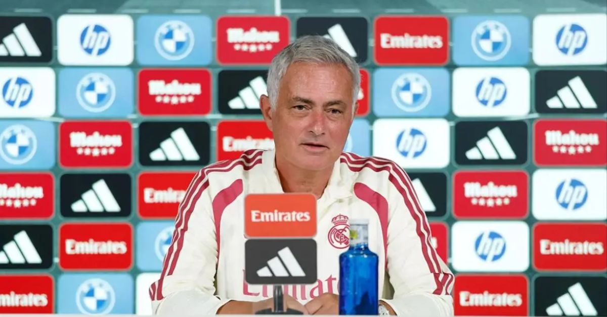 José Mourinho en rueda de prensa